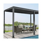 Bioclimatic Outdoor Aluminium Pergola Free Standing Waterproof 3.0mm With Gutter System